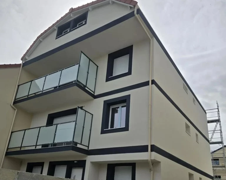 construction et création de 4 appartements