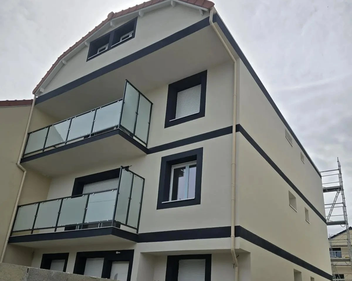 construction et création de 4 appartements